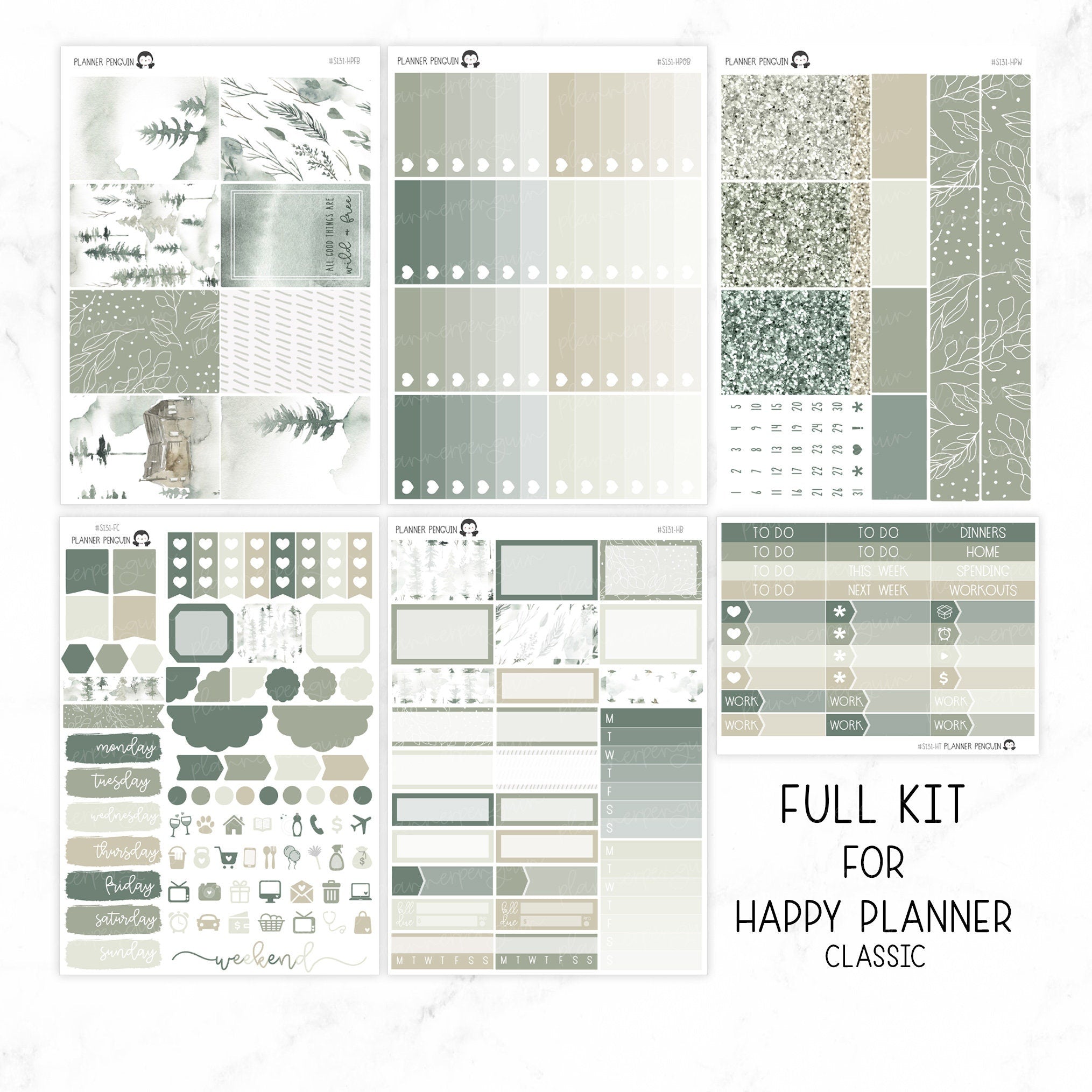 Winter Forest Weekly Kit