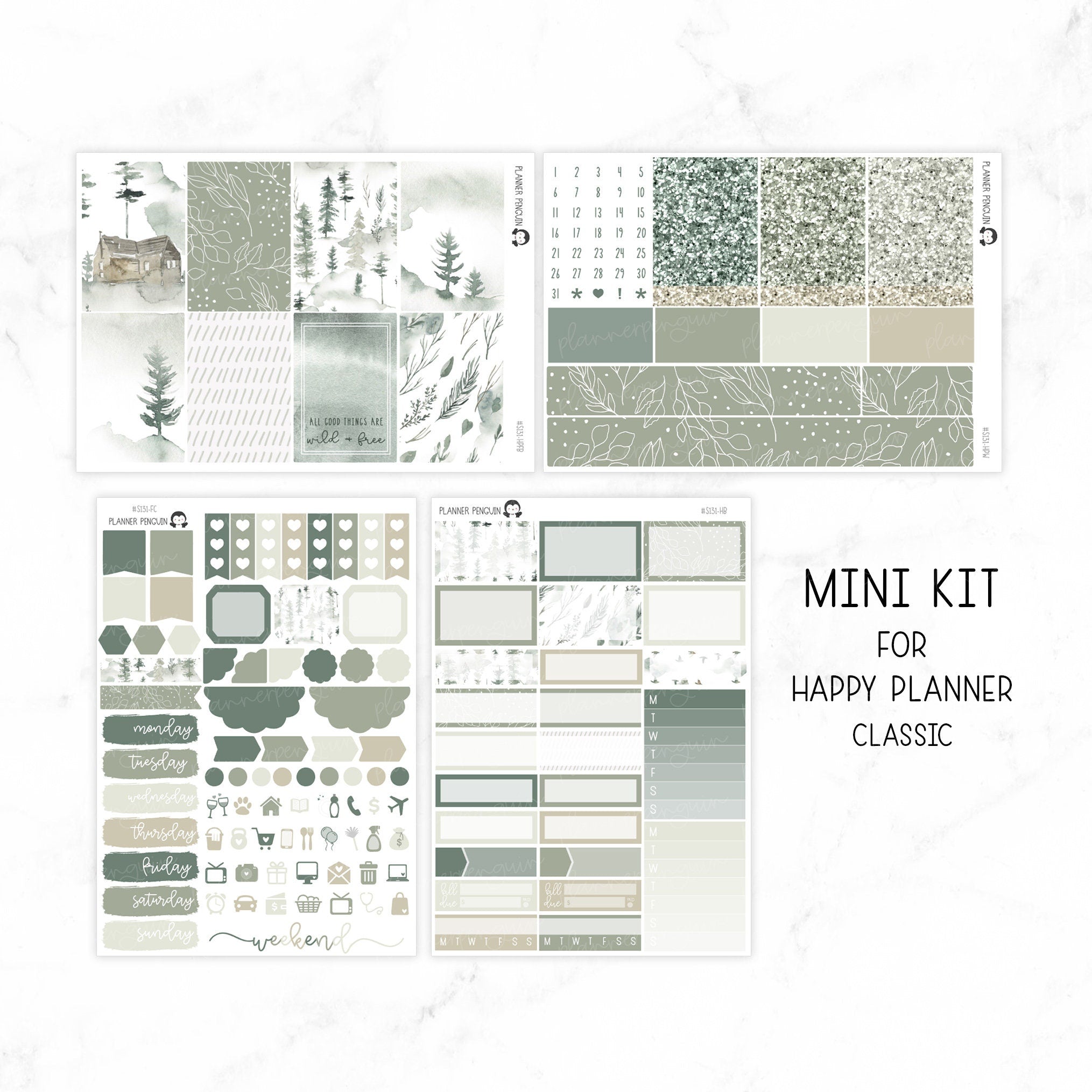 Winter Forest Weekly Kit