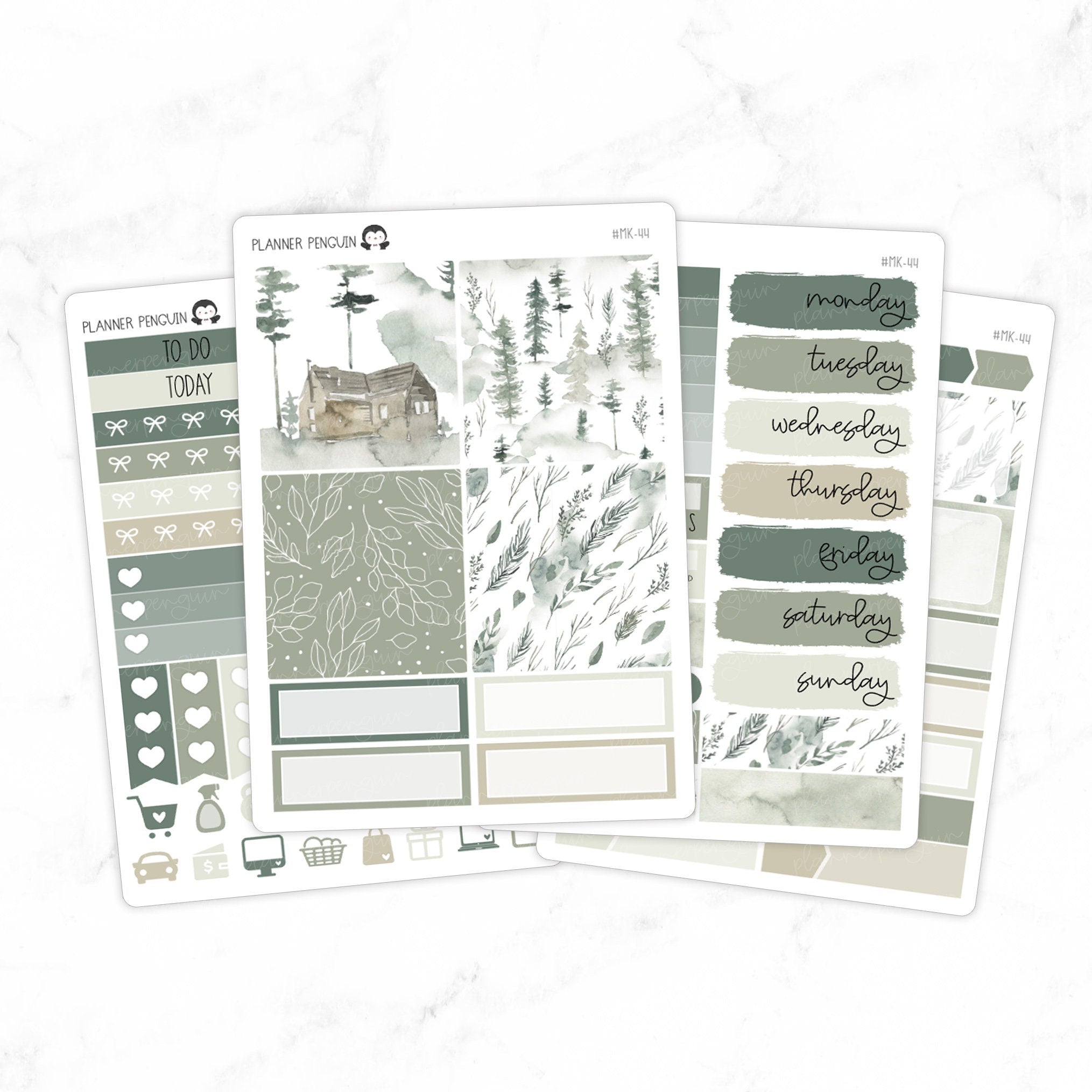 Winter Forest Mini Weekly B6 Kit
