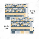 Winter Flowers Undated EC A5 Coil Monthly Kit