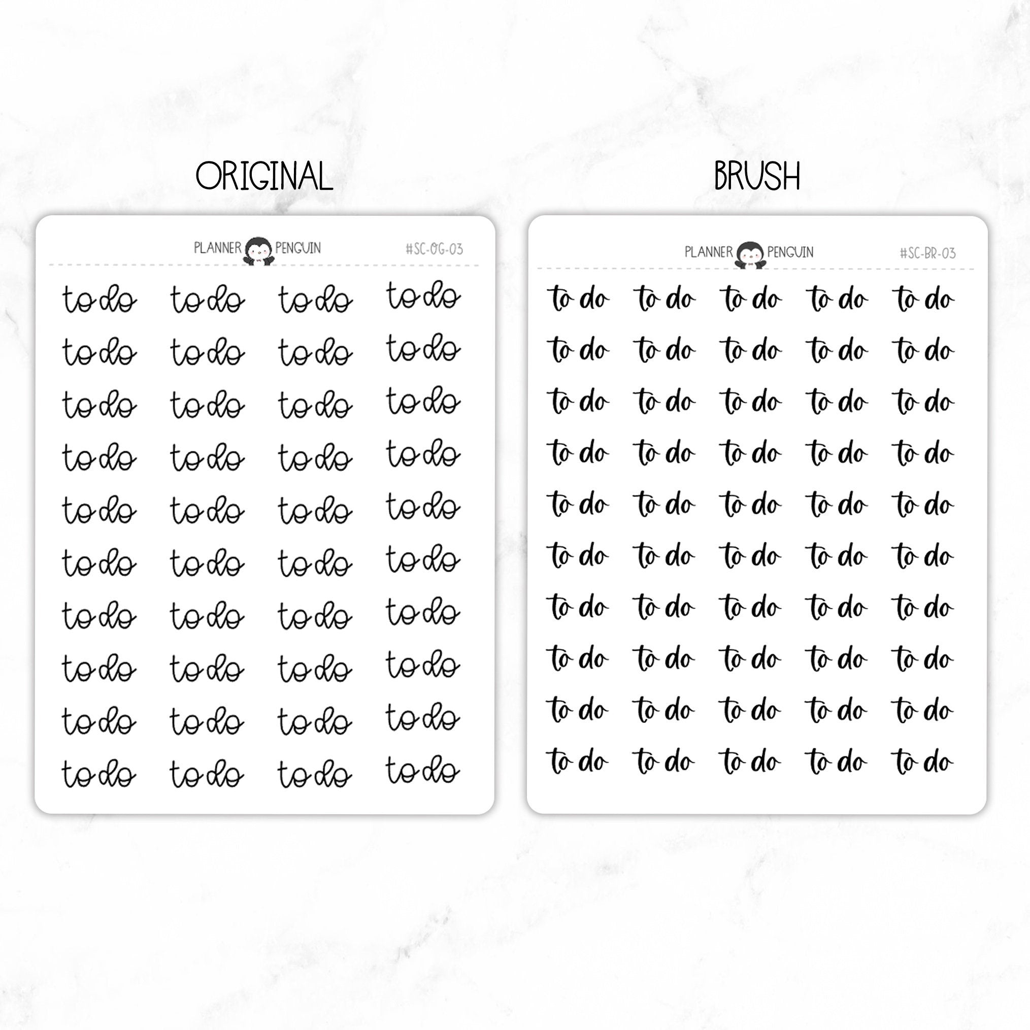 To Do Script Stickers