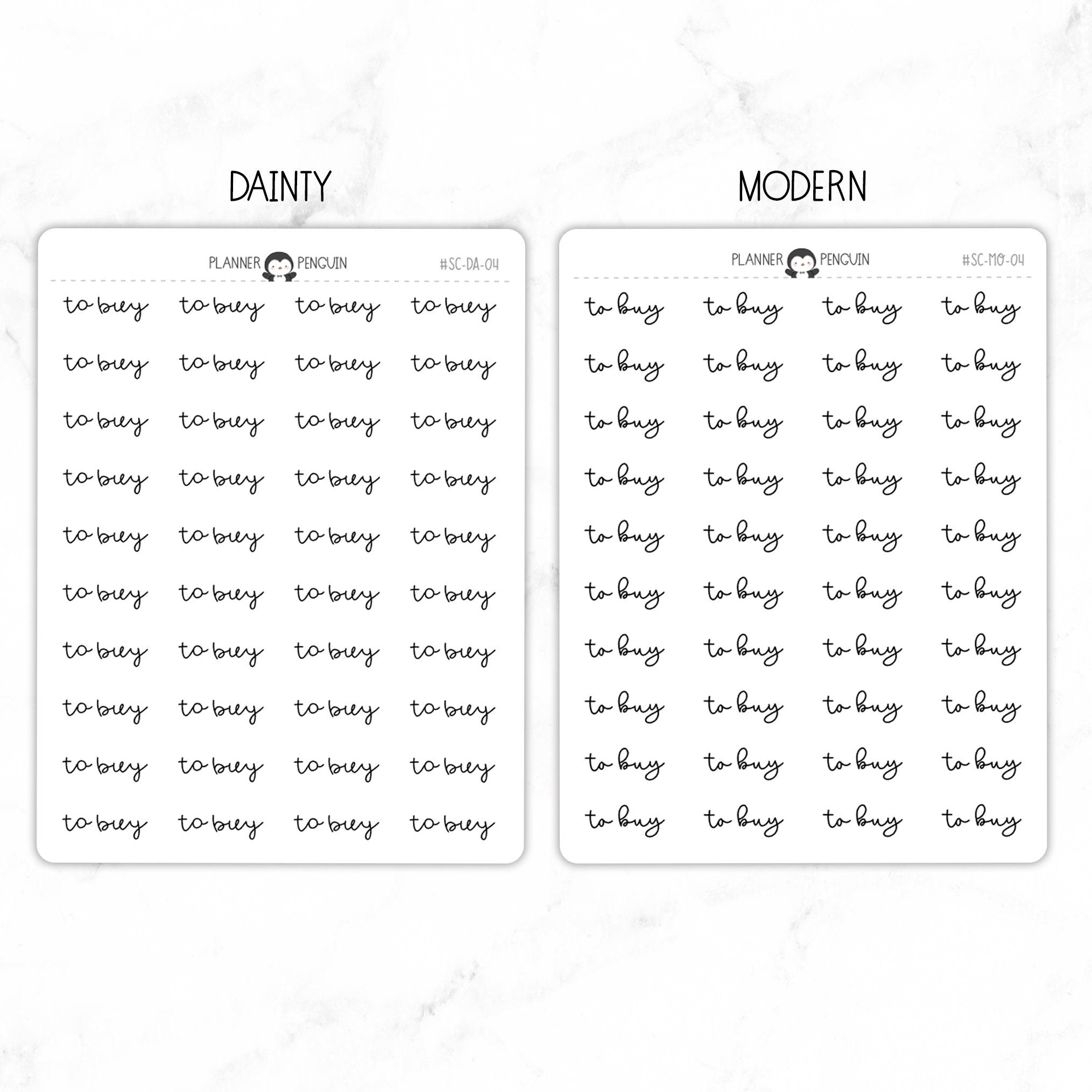 To Buy Script Stickers