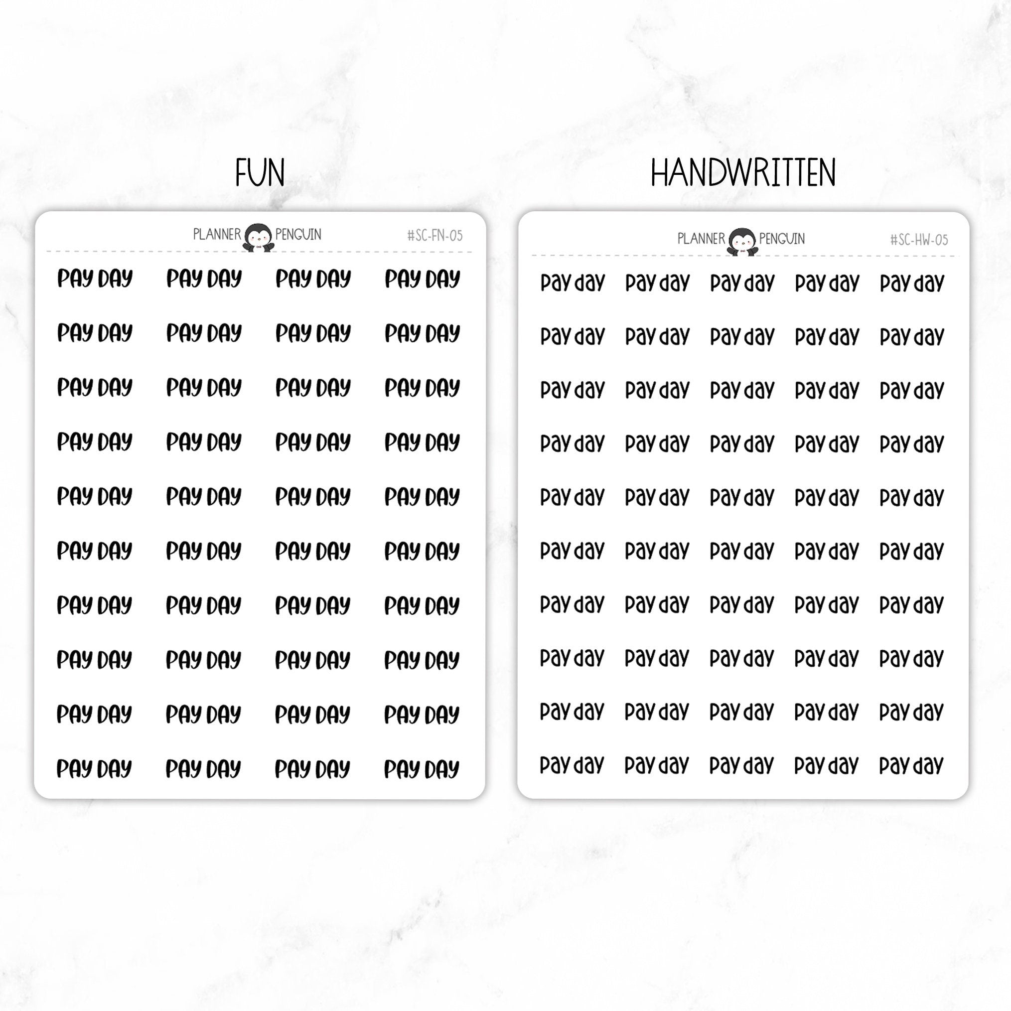 Pay day Script Stickers