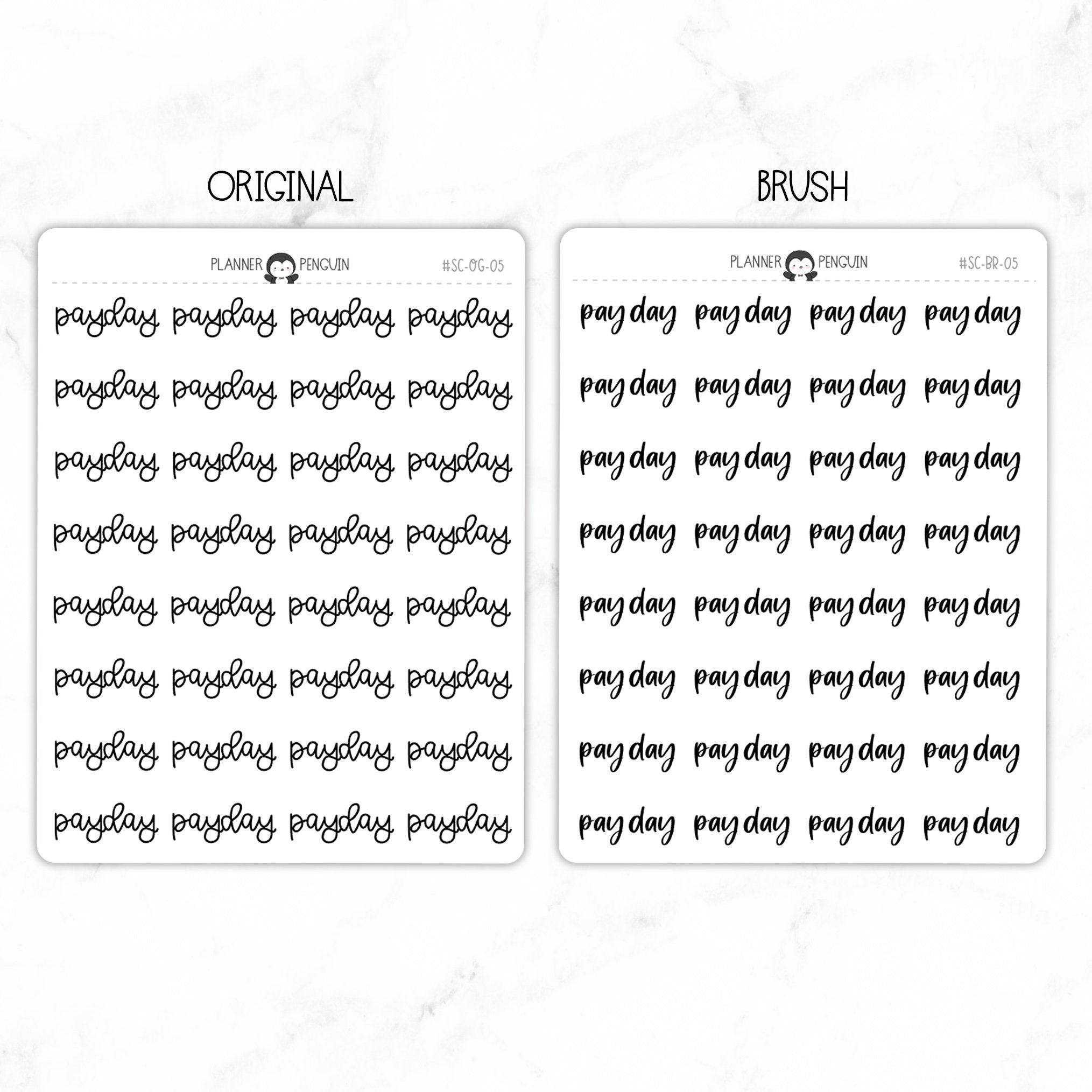 Pay day Script Stickers