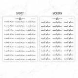 Meal Plan Script Stickers