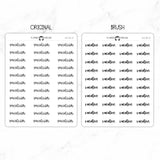 Vacation Script Stickers