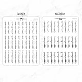 Appointment Script Stickers