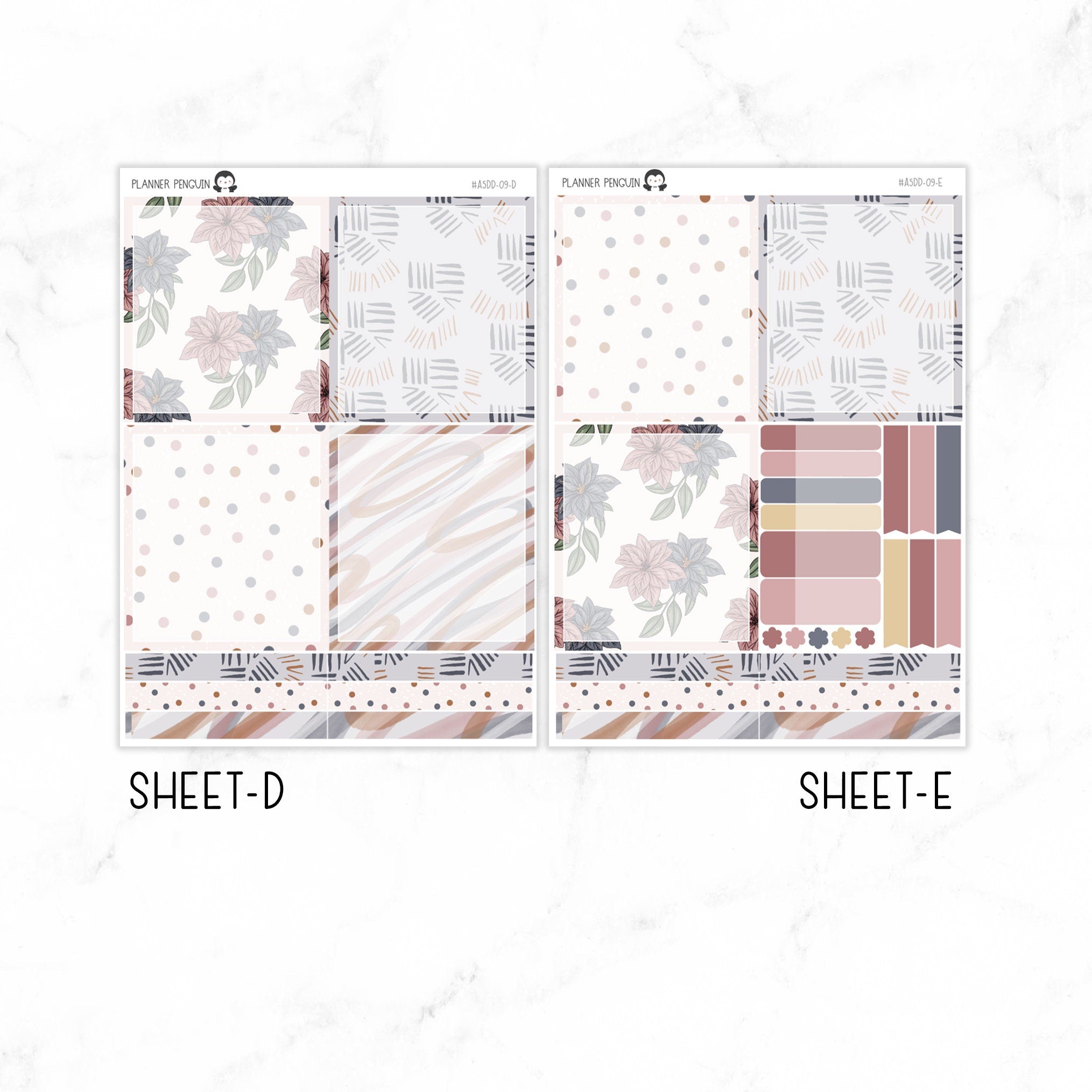 Cozy Winter A5 Daily Duo Sticker Kit