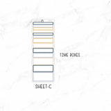 Winter Flowers A5 Daily Duo Sticker Kit