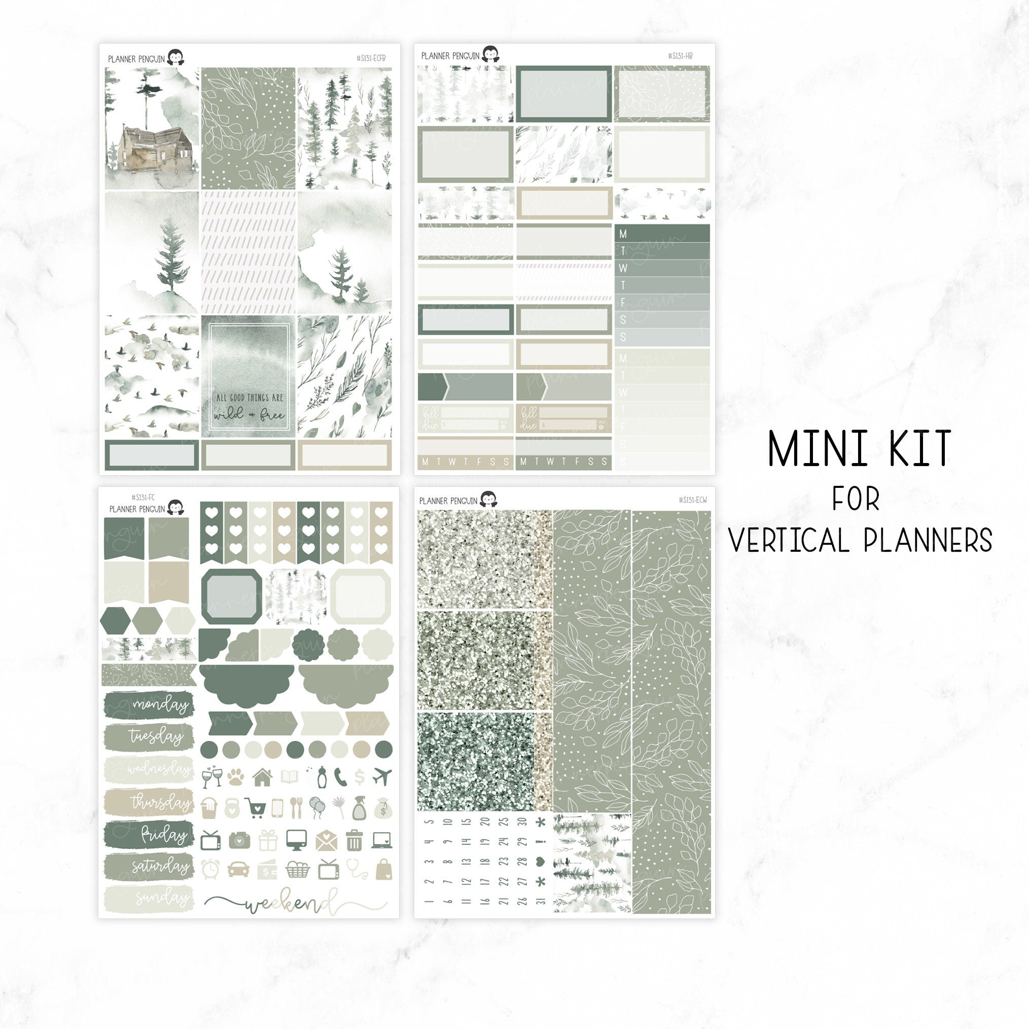 Winter Forest Weekly Kit