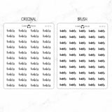 Habits Script Stickers