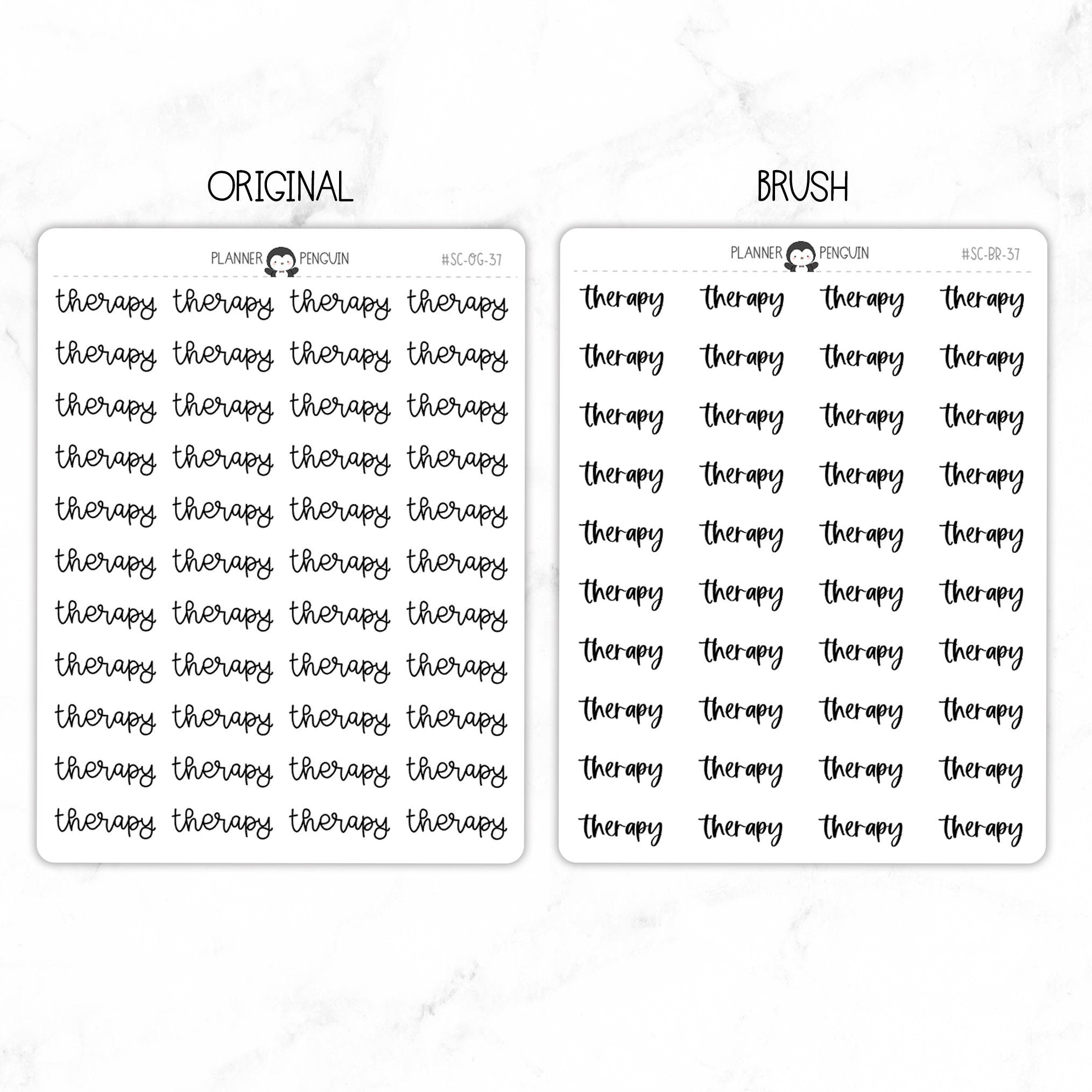 Therapy Script Stickers