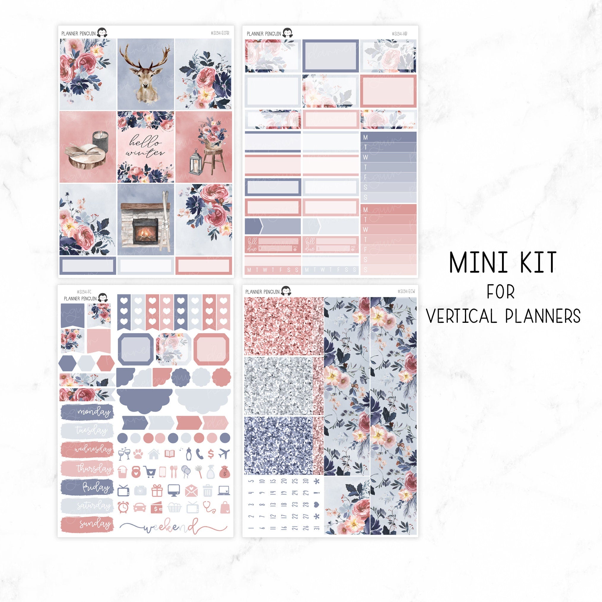 Frosty Rose Weekly Kit