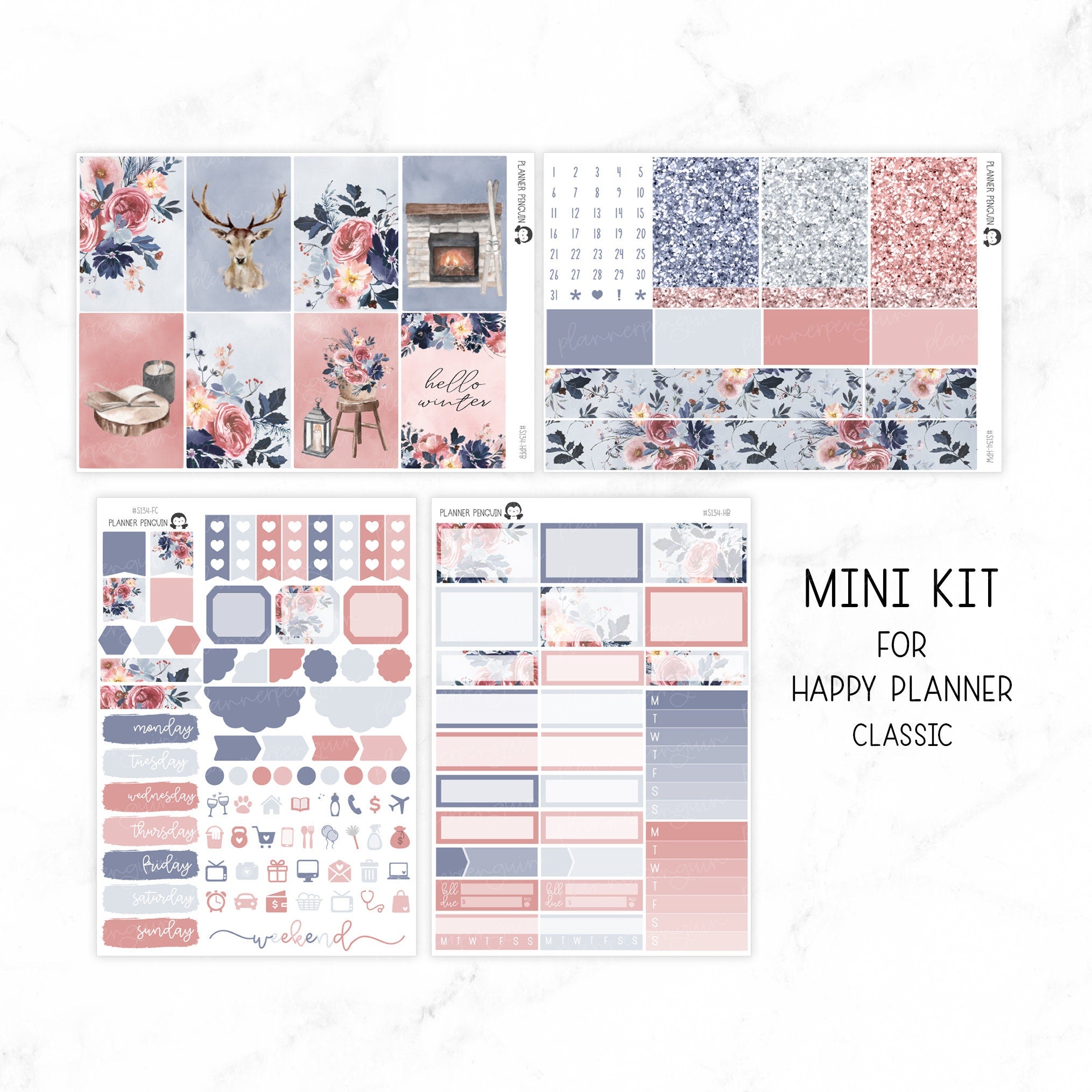 Frosty Rose Weekly Kit