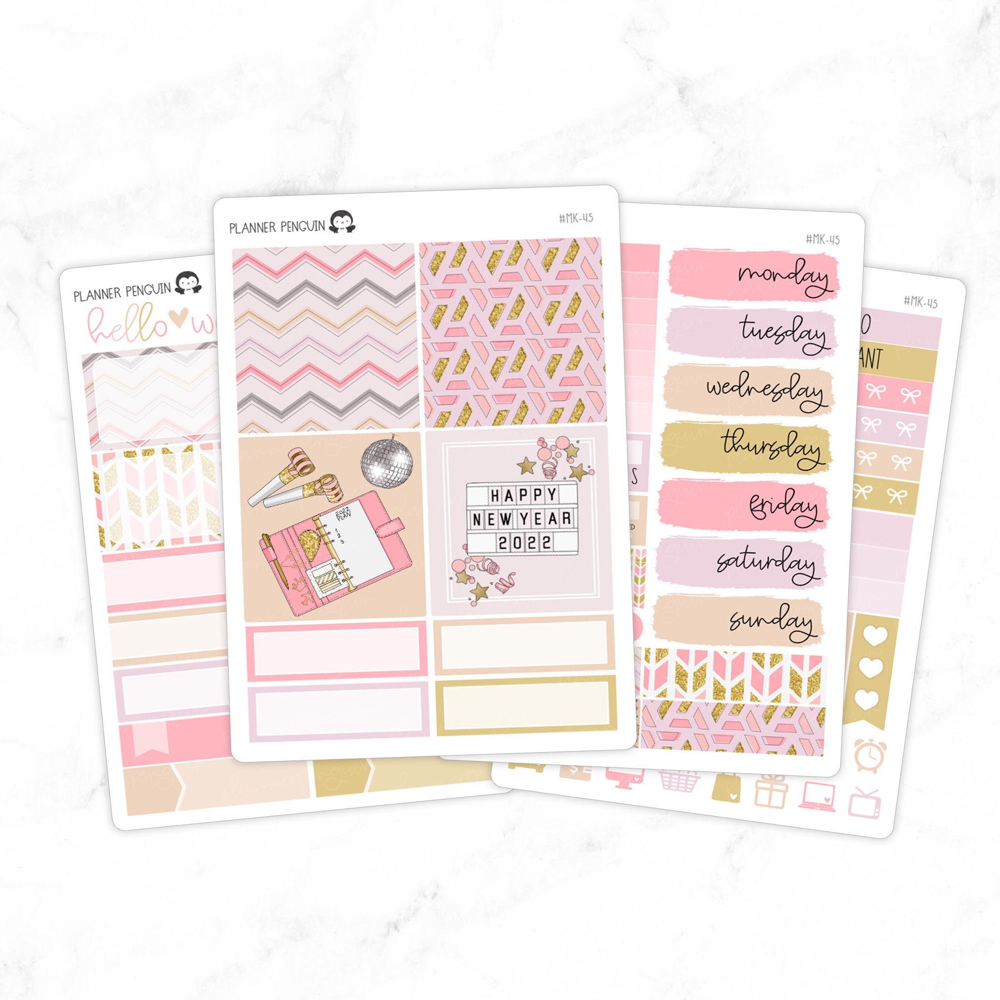New Year Mini Weekly B6 Kit