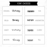 Therapy Script Stickers