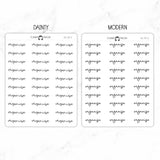 Organize Script Stickers