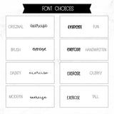 Exercise Script Stickers
