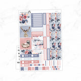 Frosty Rose Hobonichi Cousin A5 Weekly Sticker Kit// #HC-37