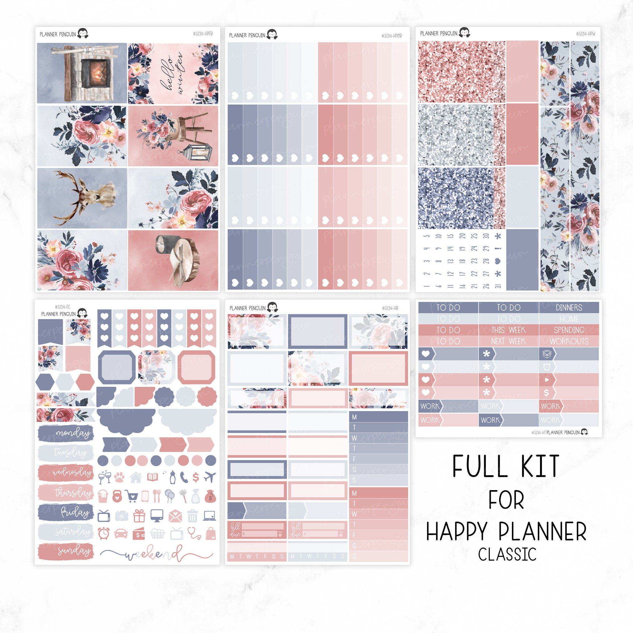 Frosty Rose Weekly Kit