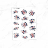 Frosty Rose Stickers