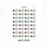 Wash Brushes - Icon Script Stickers