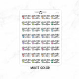 But First Coffee - Icon Script Stickers