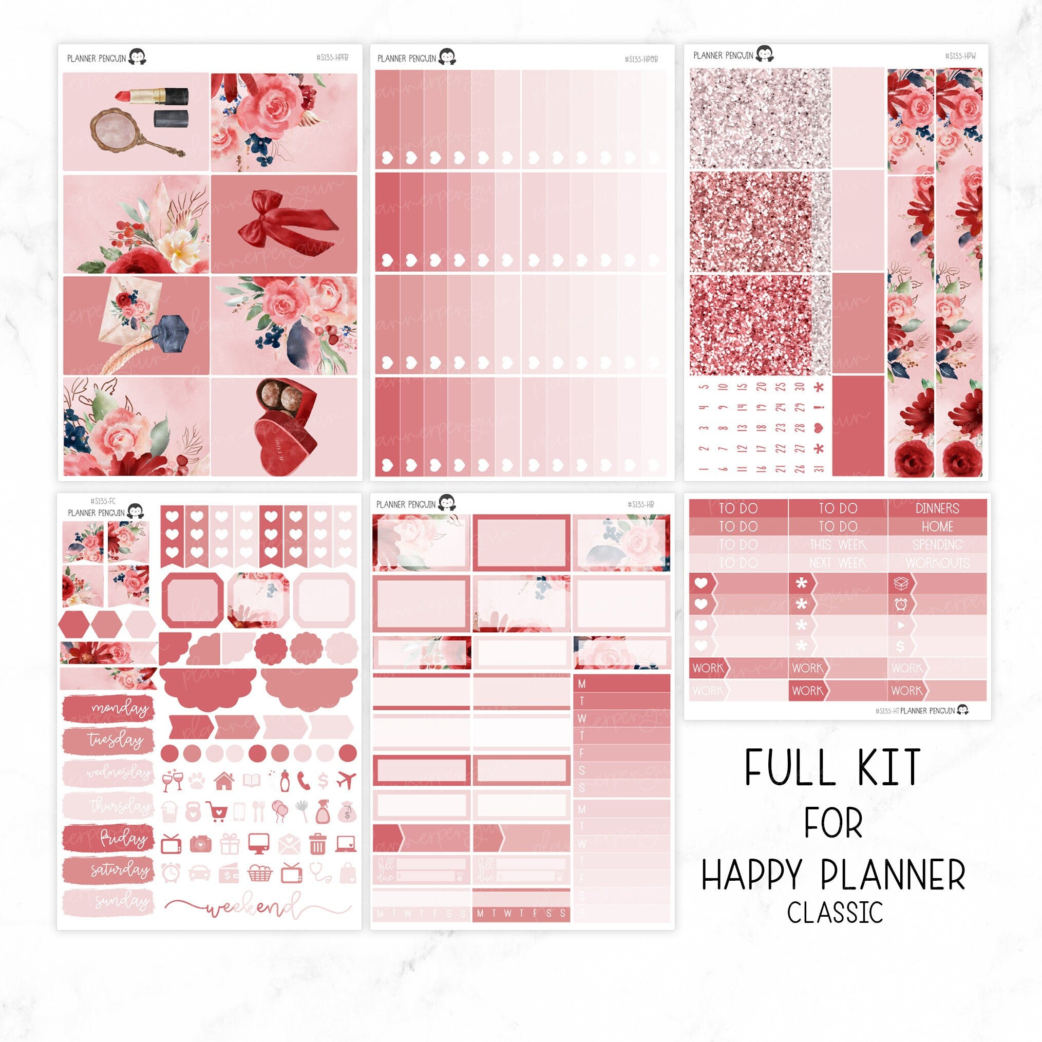 Vintage Romance Weekly Kit