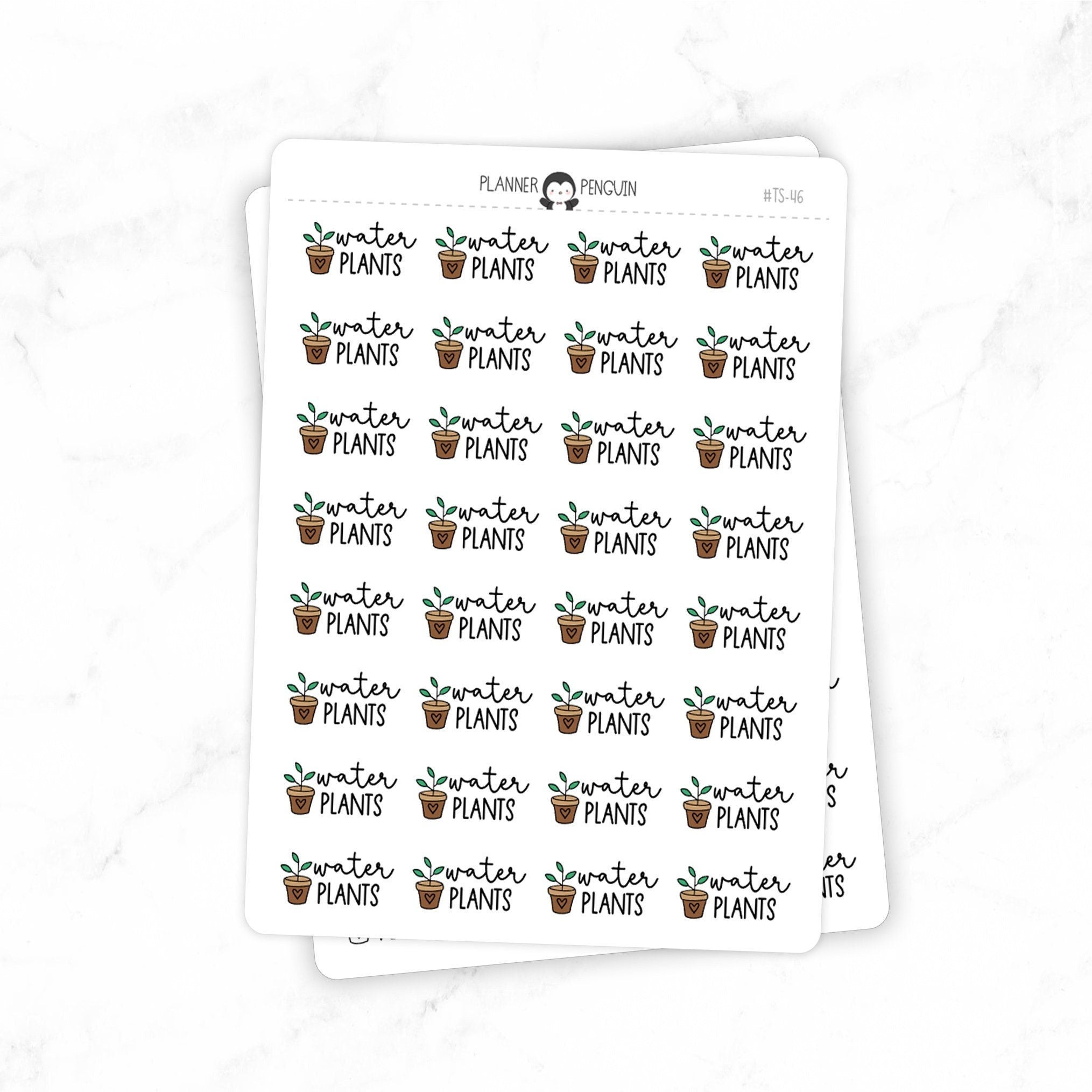 Water Plants - Icon Script Stickers