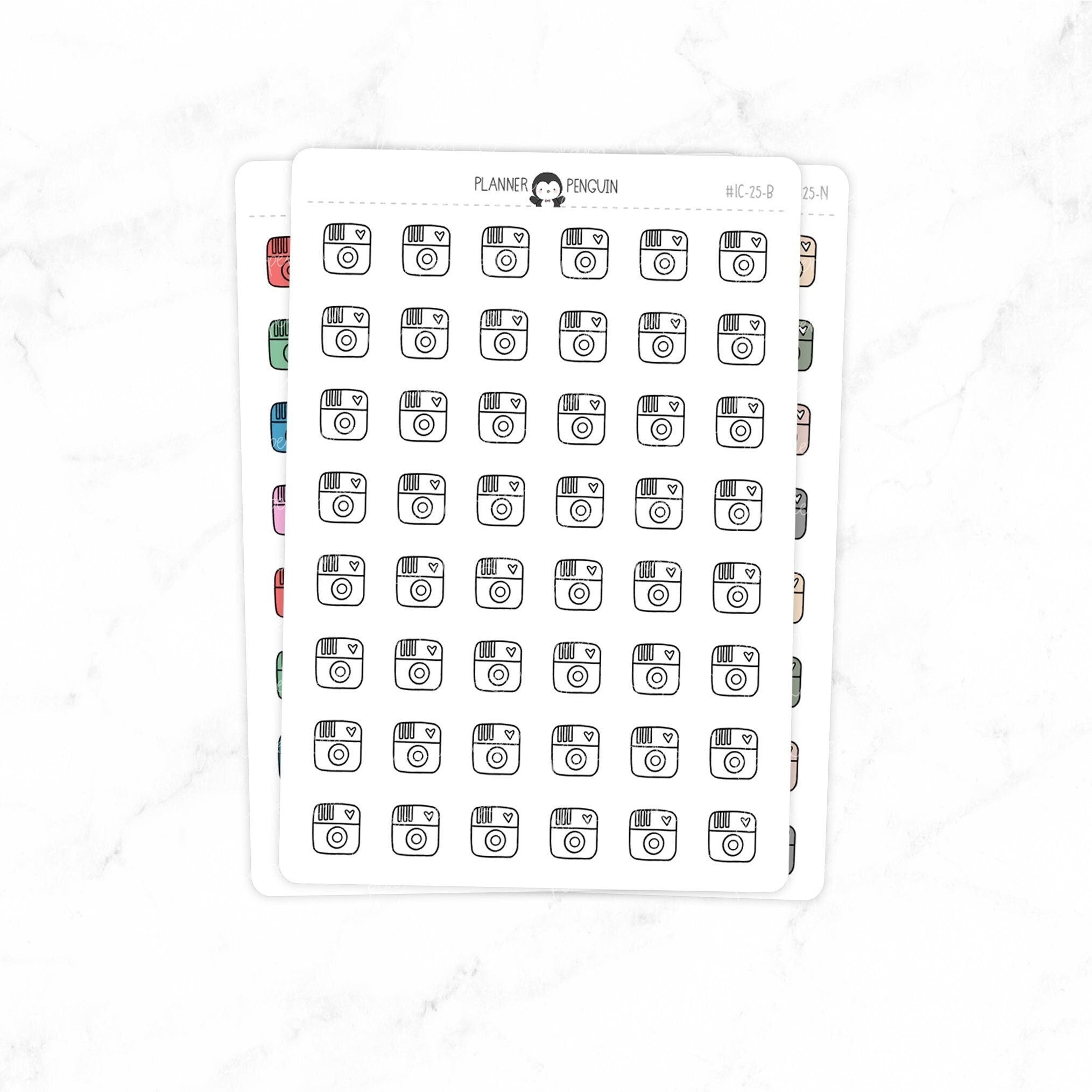 Camera - Doodle Icon Stickers
