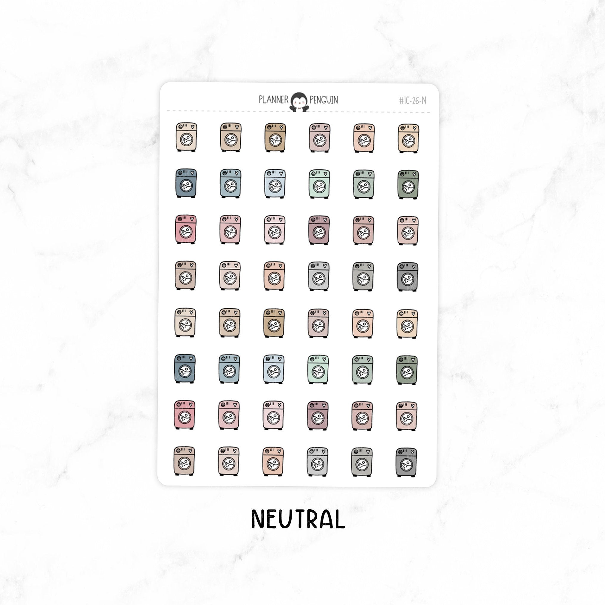 Washing Machine - Doodle Icon Stickers