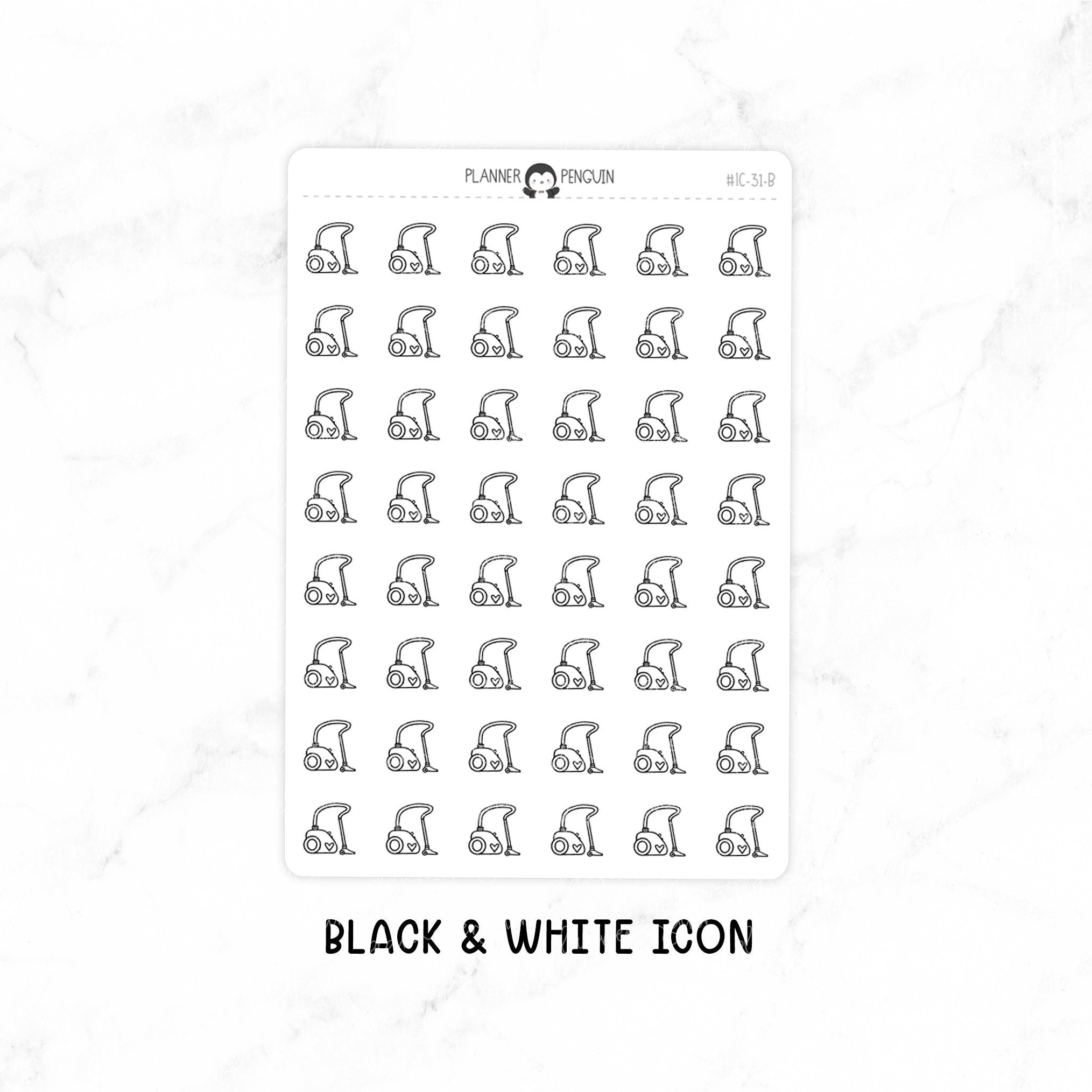 Vacuum Cleaner - Doodle Icon Stickers