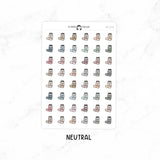 Vitamins Medication - Doodle Icon Stickers