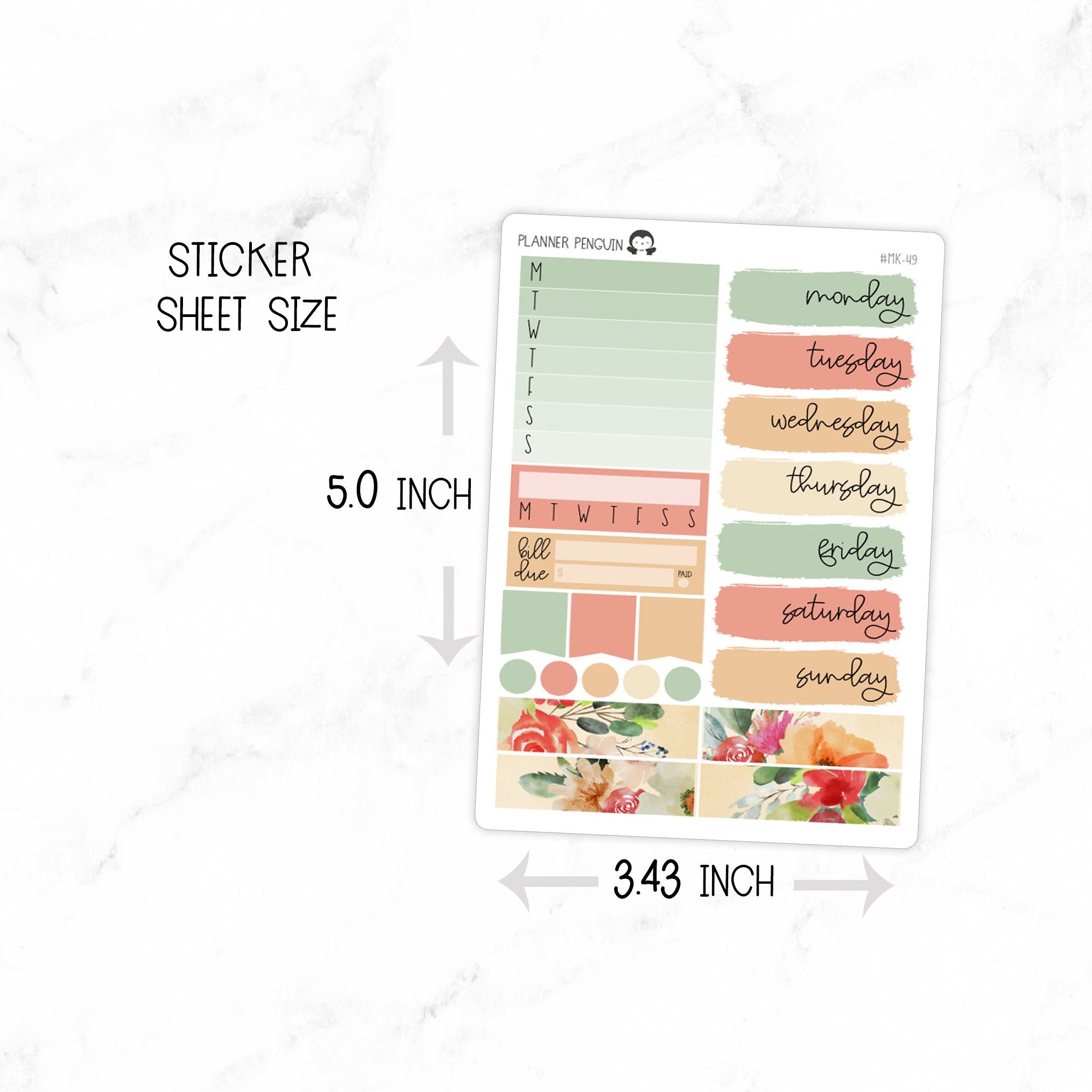 Spring Garden Mini Weekly B6 Kit