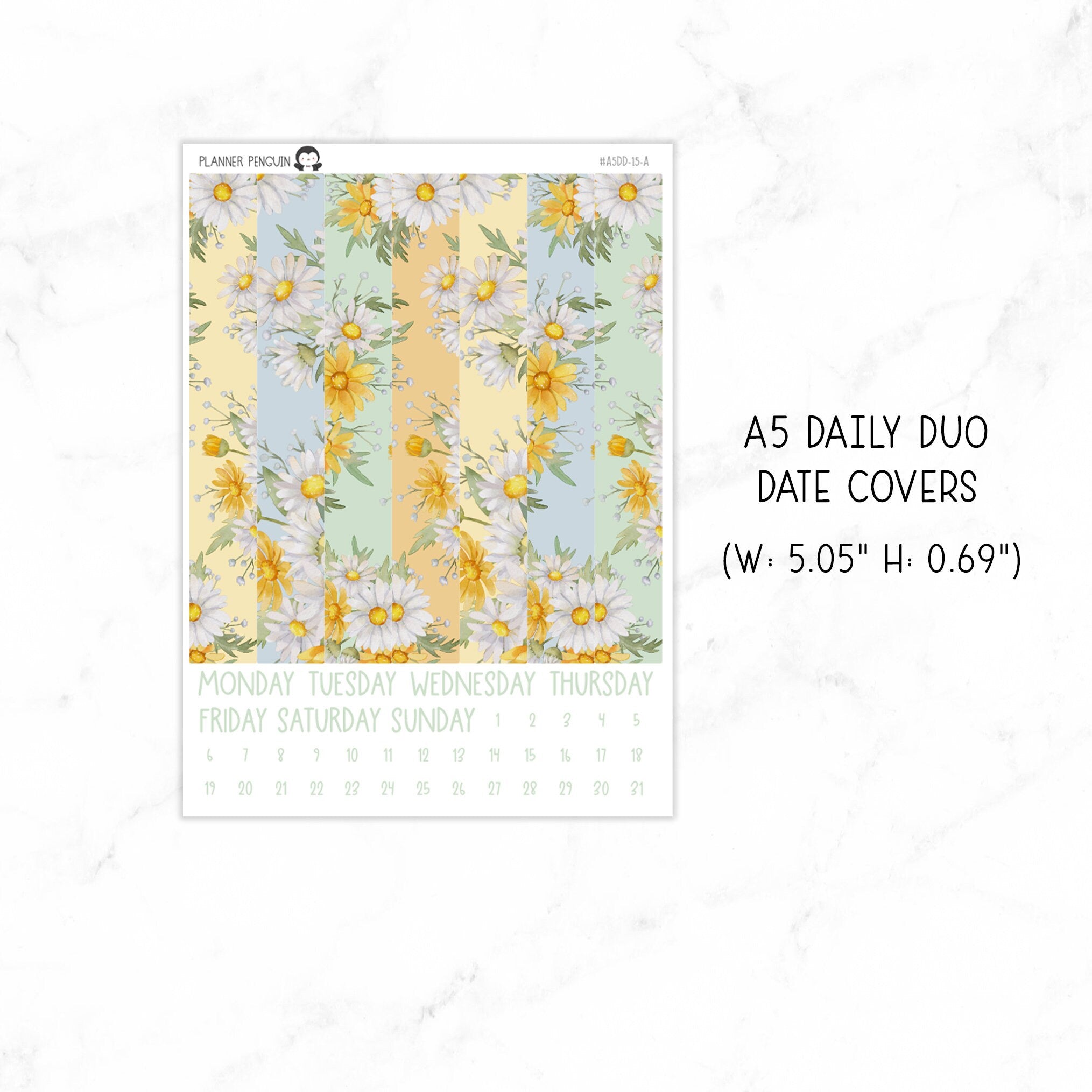 Daisy Fields A5 Daily Duo Sticker Kit