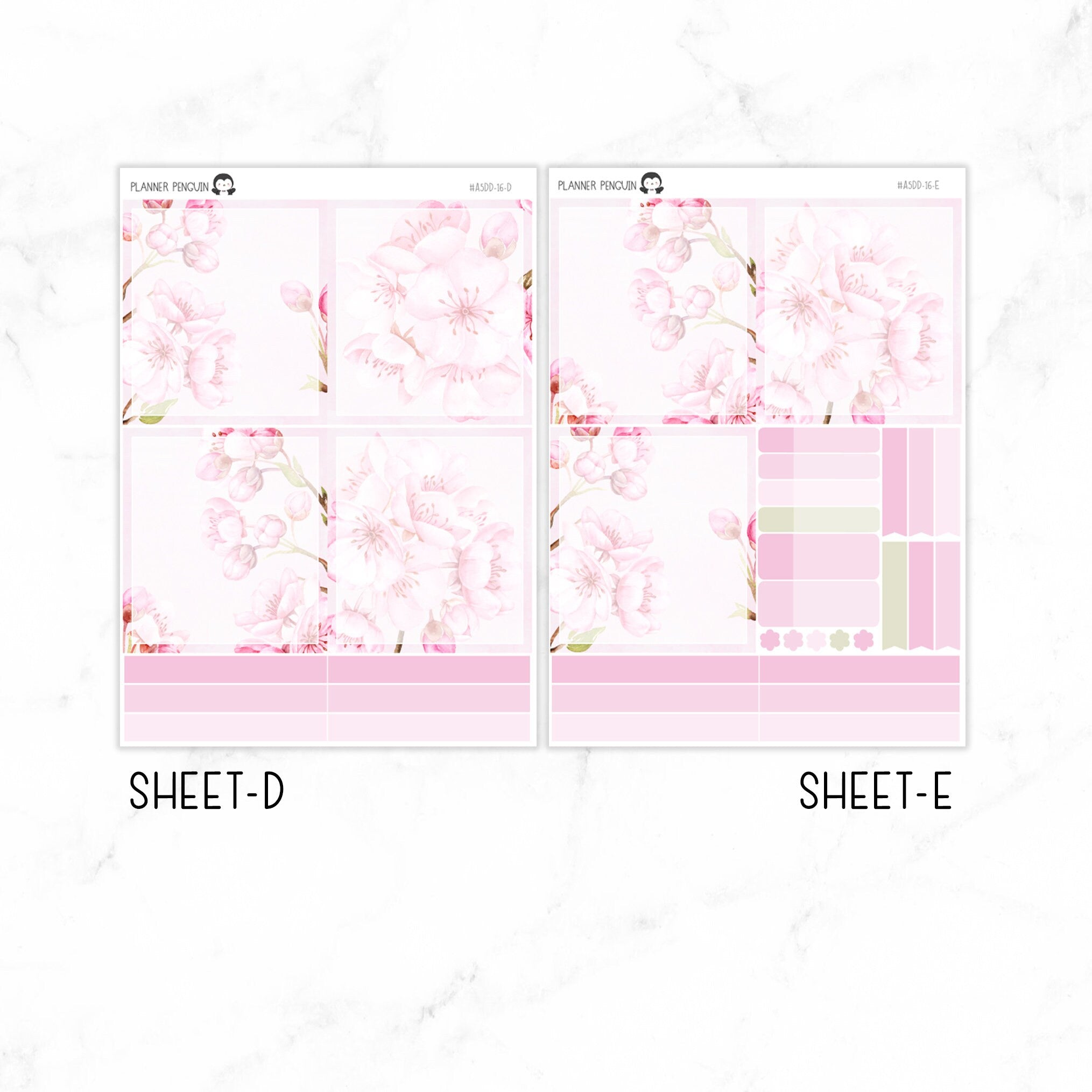Sakura A5 Daily Duo Sticker Kit