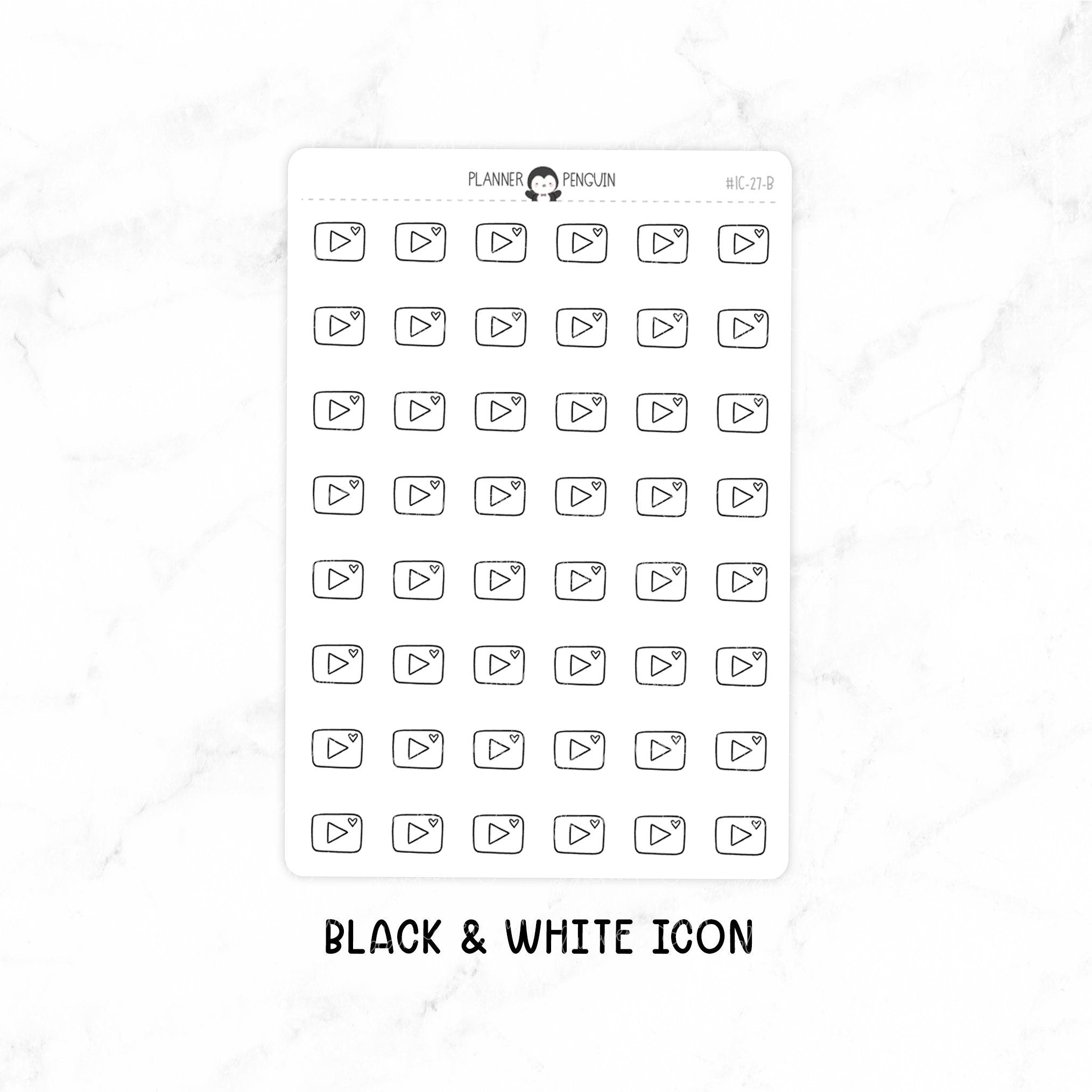 Youtube - Doodle Icon Stickers