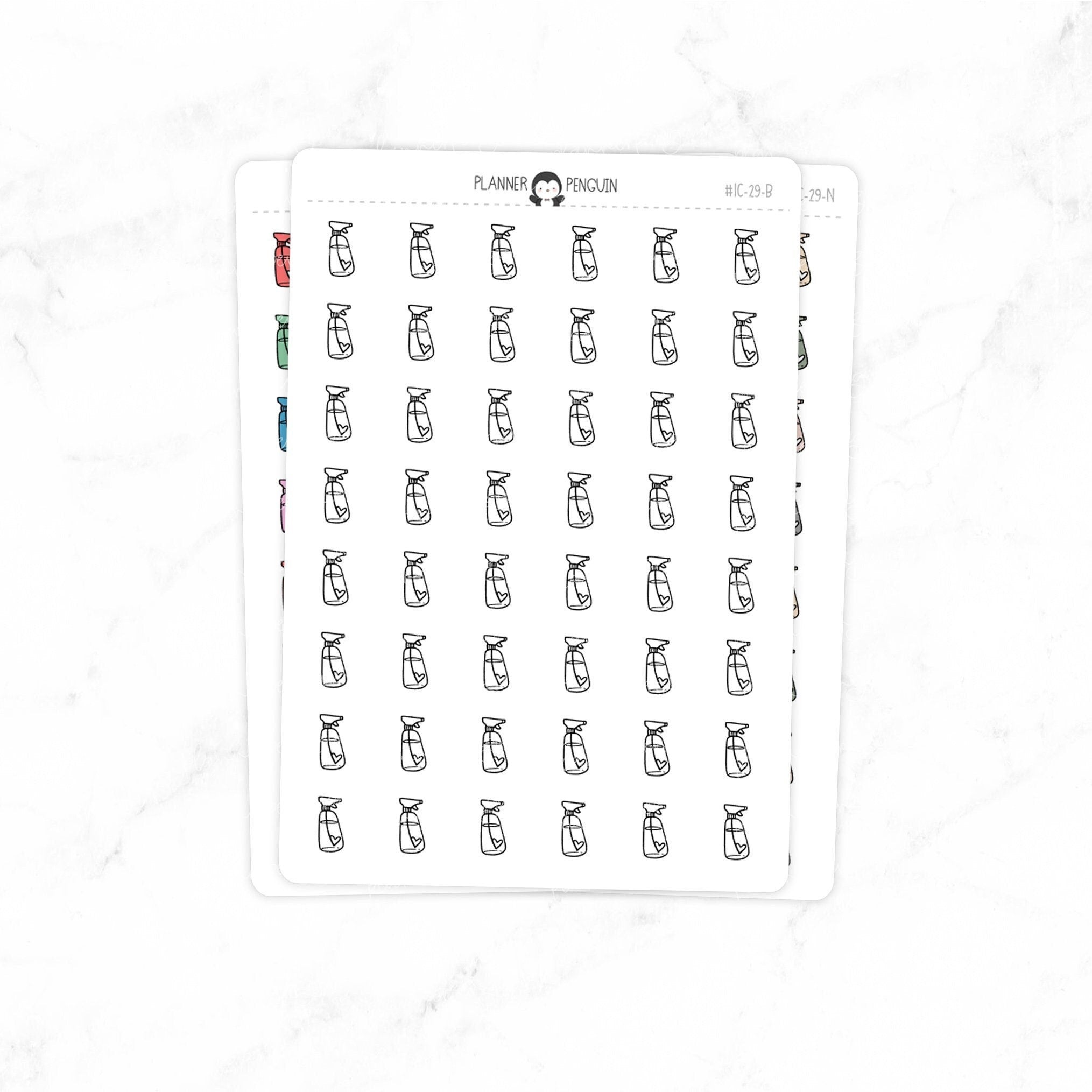 Cleaning - Doodle Icon Stickers