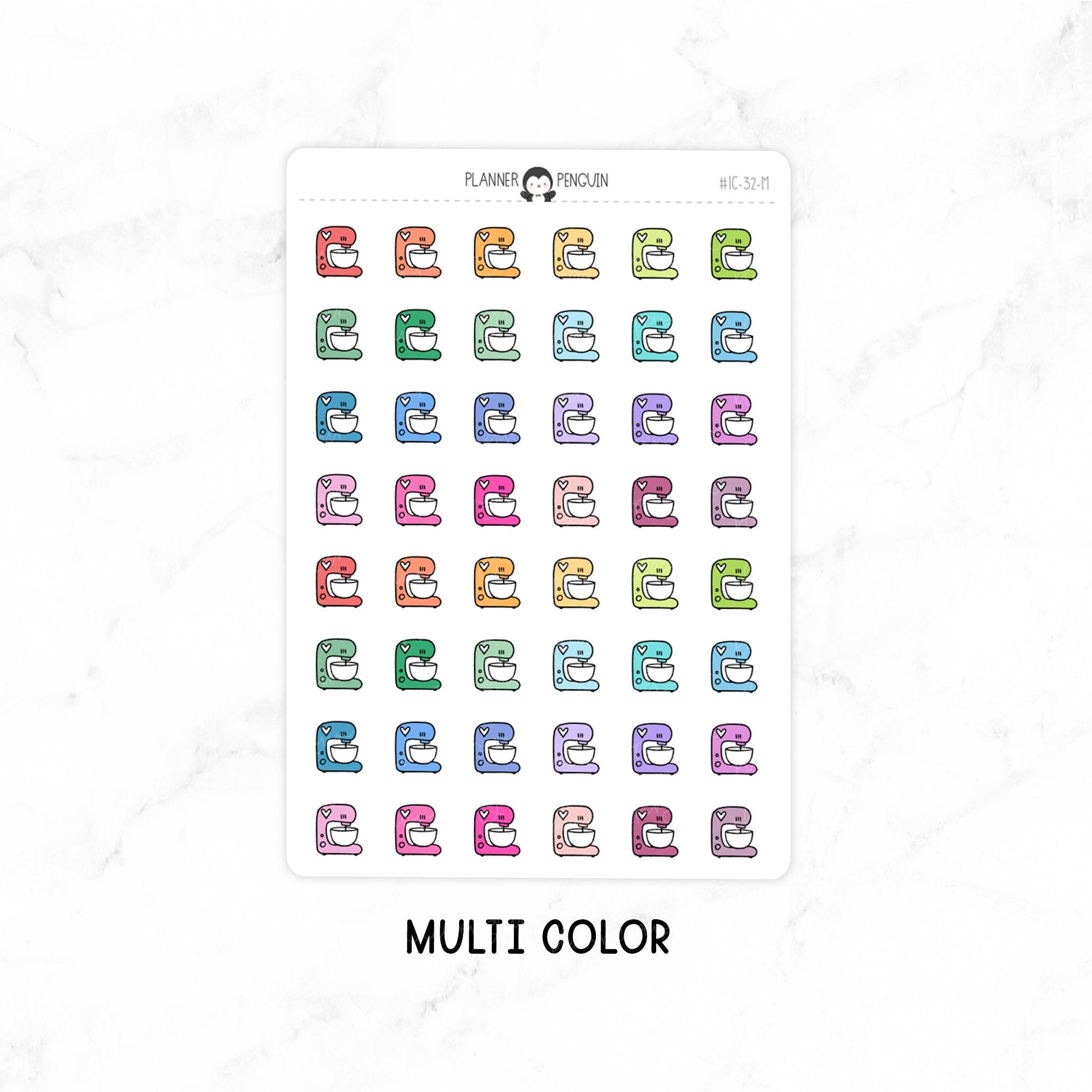 Baking Mixer - Doodle Icon Stickers