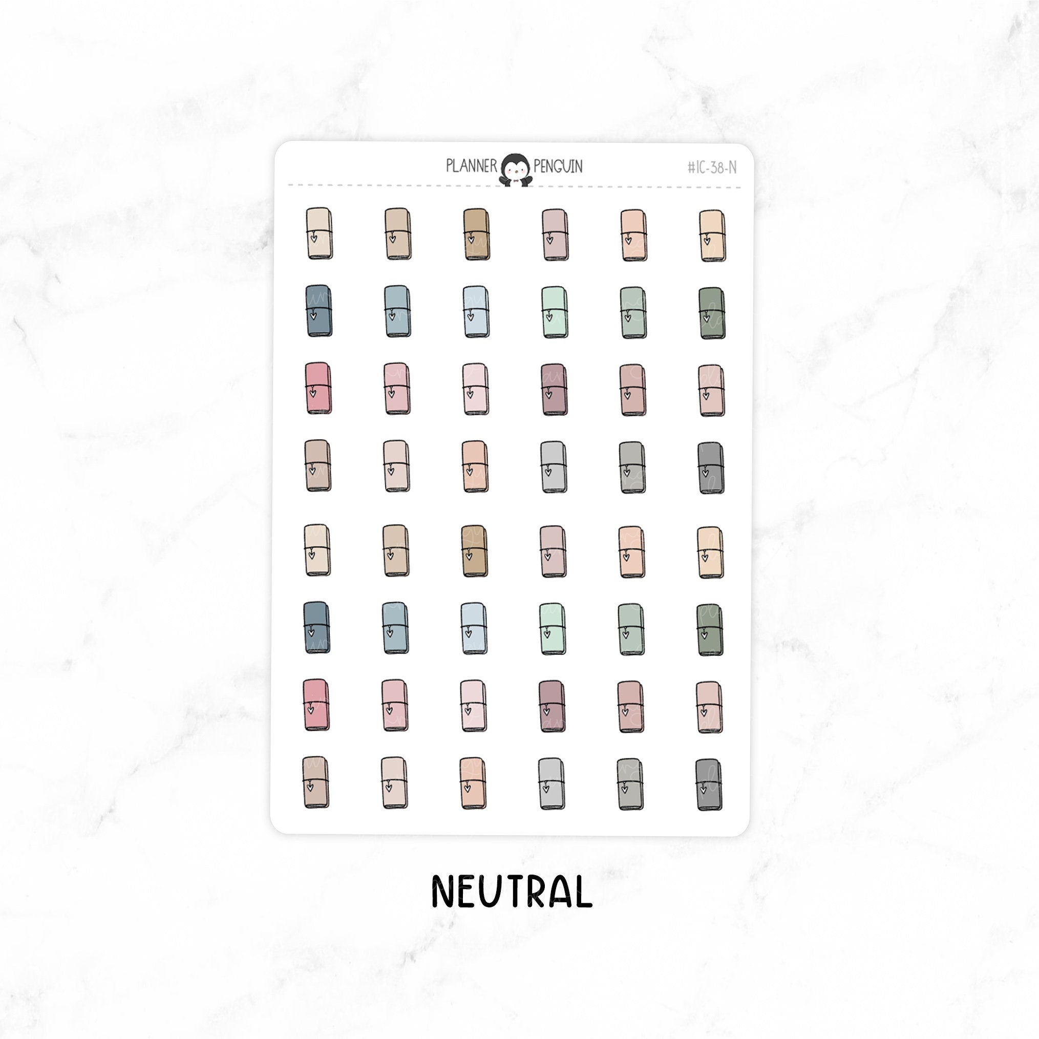 TN Planner - Doodle Icon Stickers