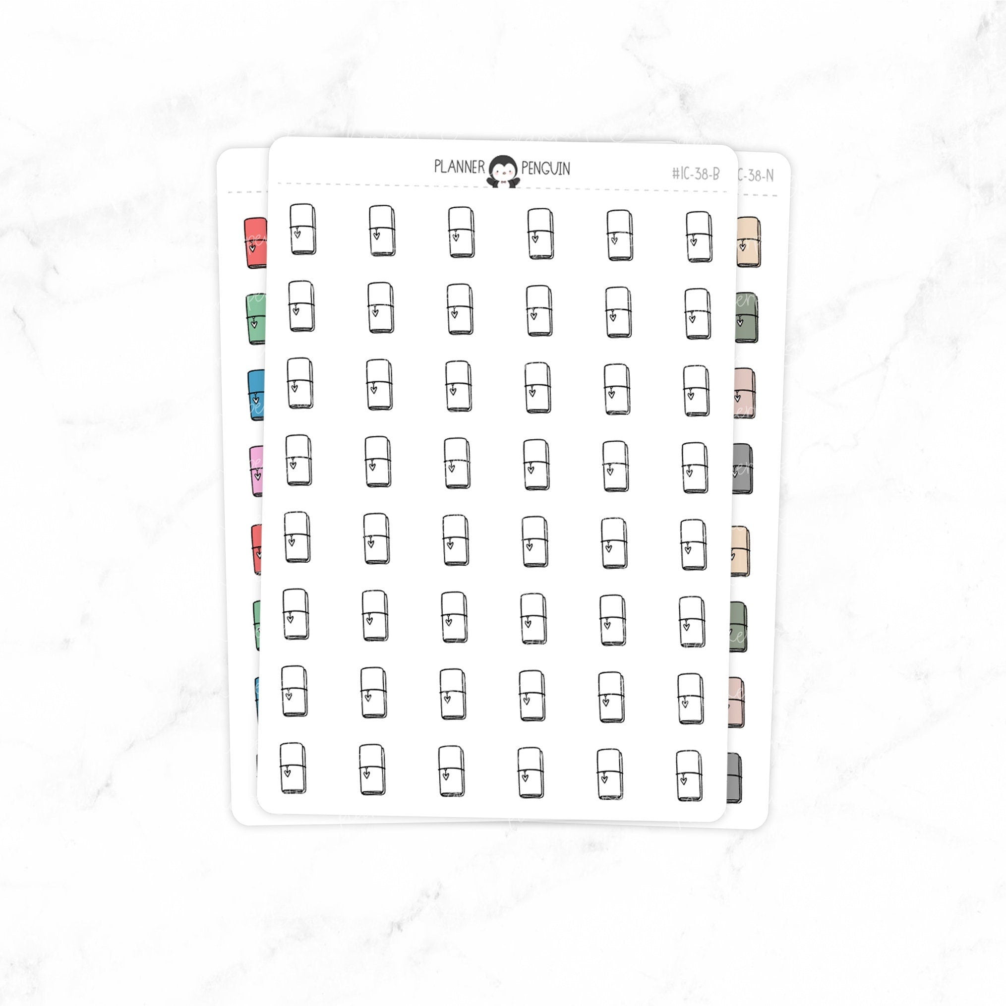 TN Planner - Doodle Icon Stickers