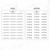 Meal Prep Script Stickers