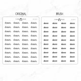 Dinner Script Stickers