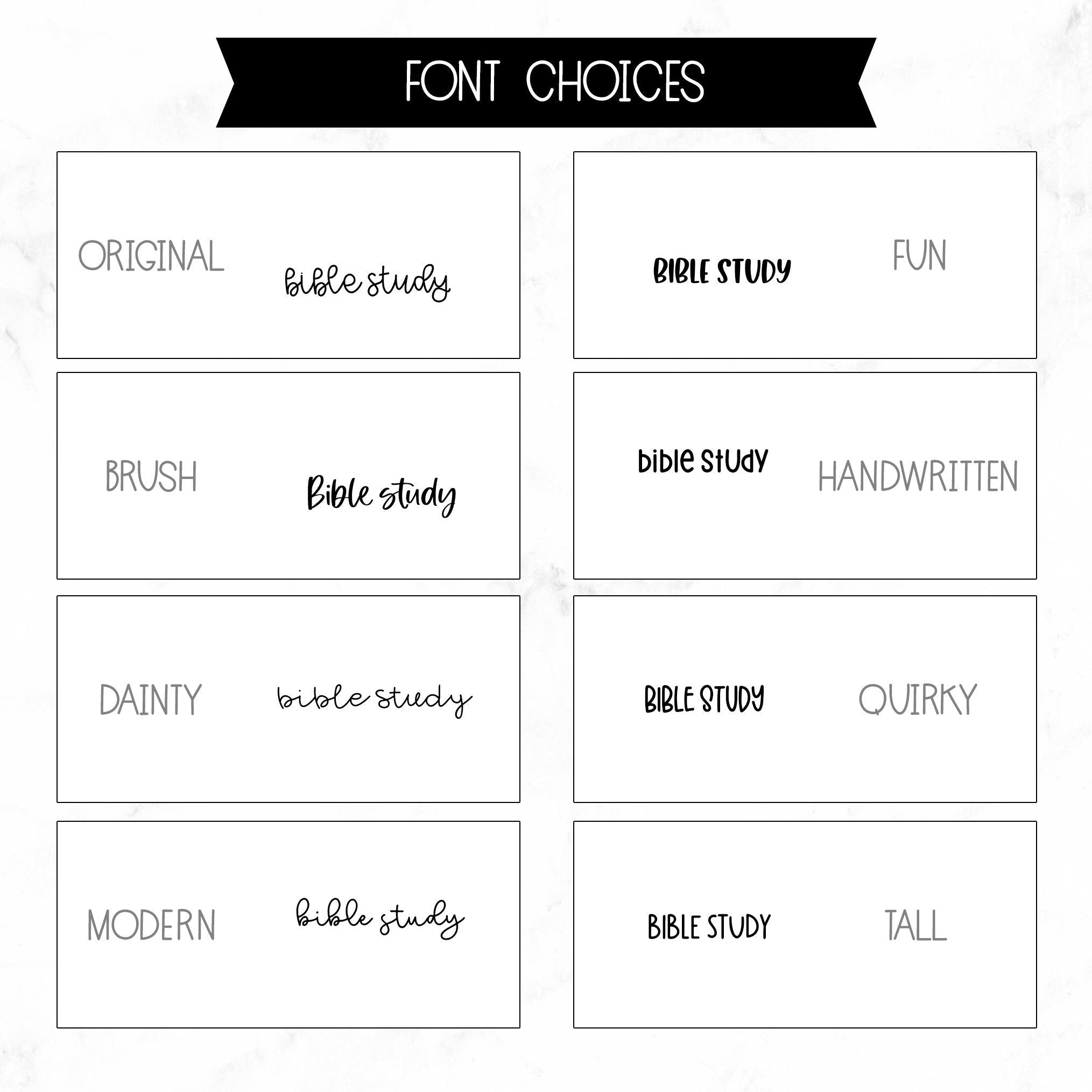 Bible Study Script Stickers