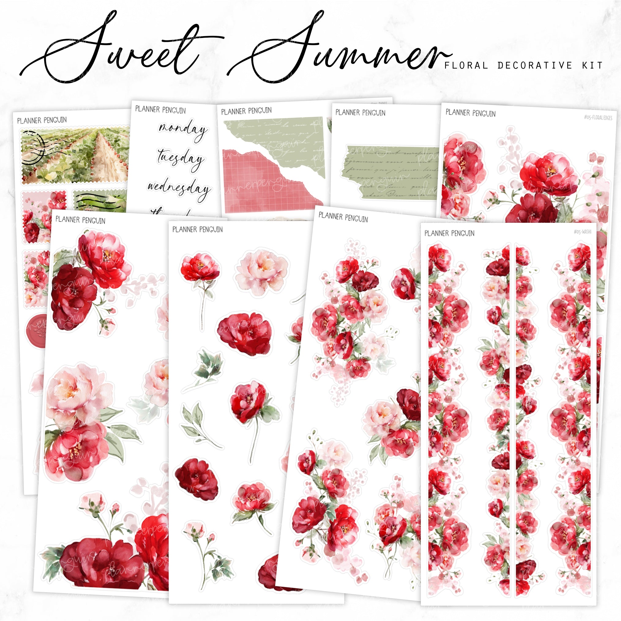 Sweet Summer- Decorative Kit | #DK05