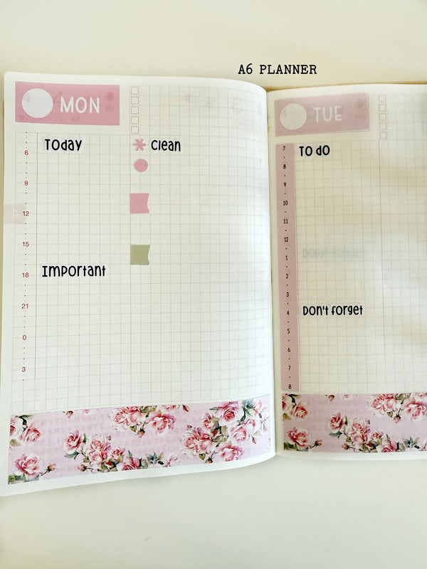 Rustic Autumn - Daily Kit - Hobonichi Cousin A5 , A6 orginial Techo // #DK-72