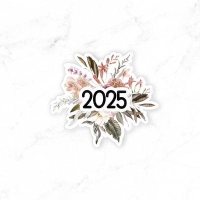 2025 Floral Die cut stickers // #DC03