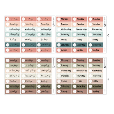 Hobonichi Cousin A5 Daily Page Date Covers|#A5DC-MAIN