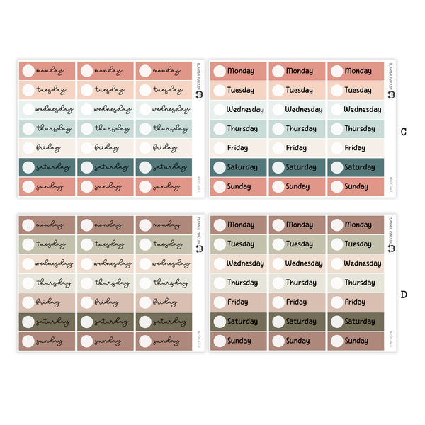 Hobonichi Cousin A5 Daily Page Date Covers  |  #A5DC-MAIN