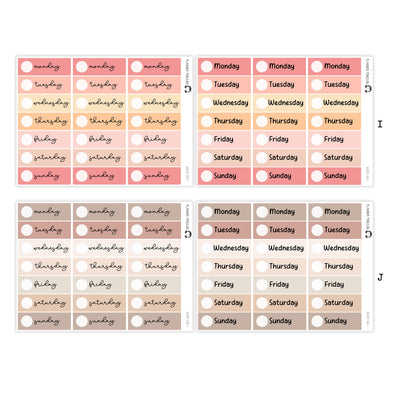 Hobonichi Cousin A5 Daily Page Date Covers|#A5DC-MAIN
